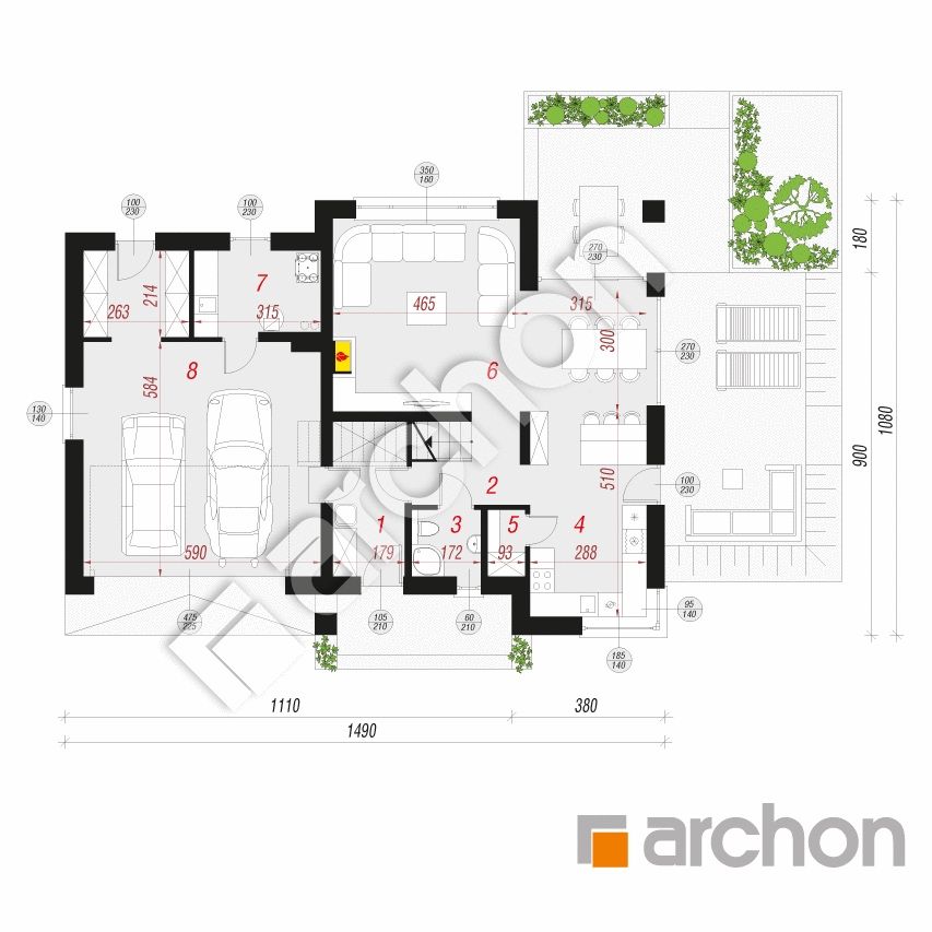 Projekt dom w orliczkach G2E Kompletny