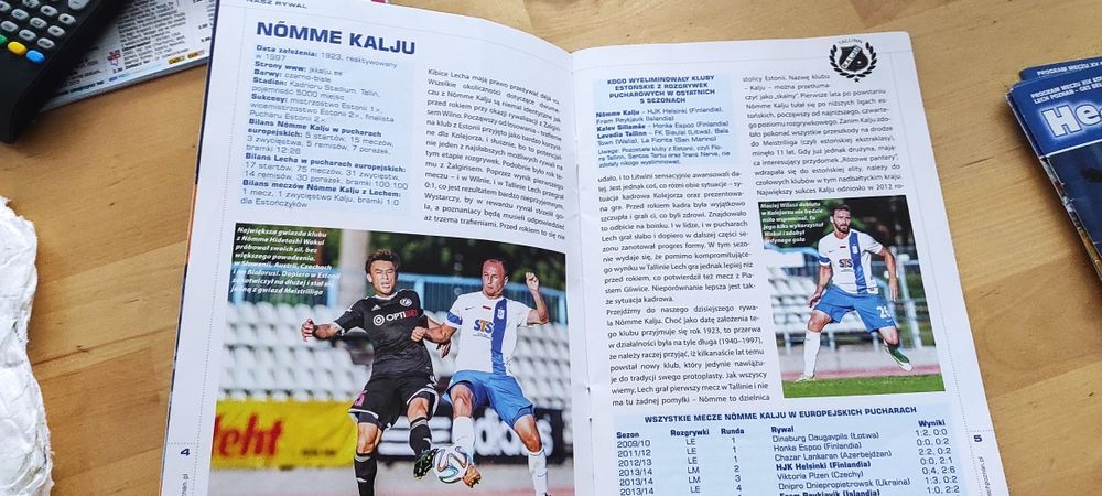 Program meczu + bilet Lech Poznań - Nõmme Kalju