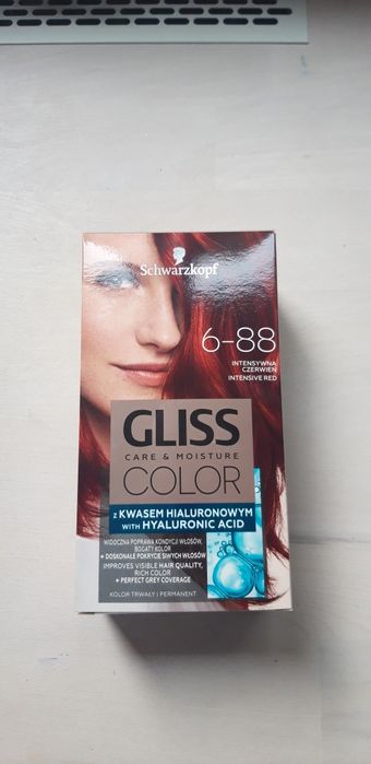 Tanio!Farba do włosów Schwarzkopf Gliss Color 6-88 Intensywna czerwień