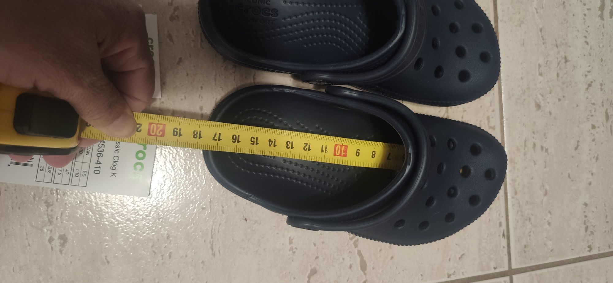 Crocs c10 azuis novos