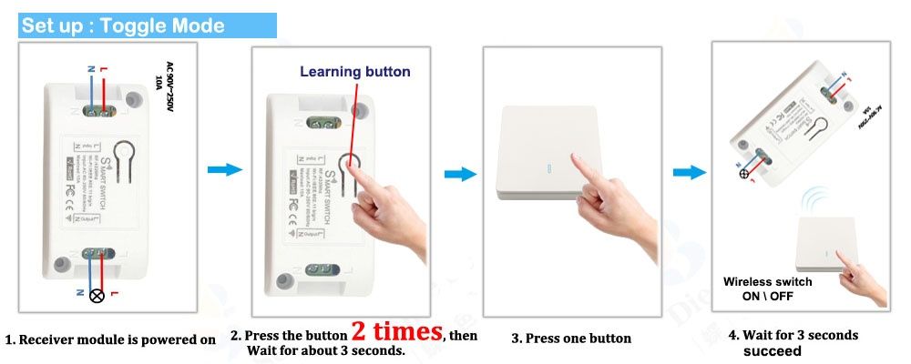 Interruptor Wireless 220V