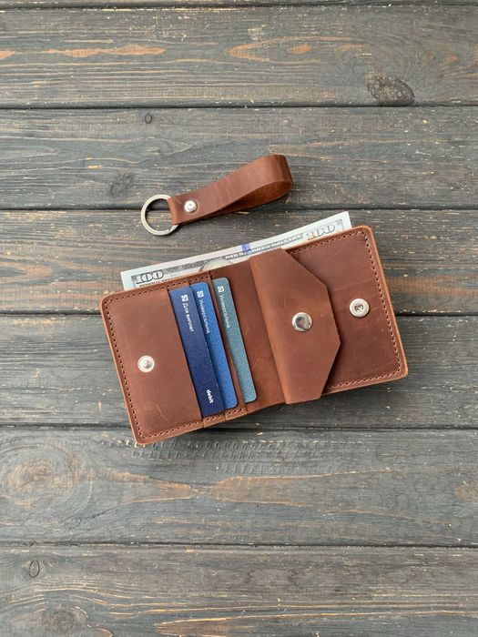 Гаманець шкіряний, Портмоне Ручна робота, Кошелек, кожаный.Для карток