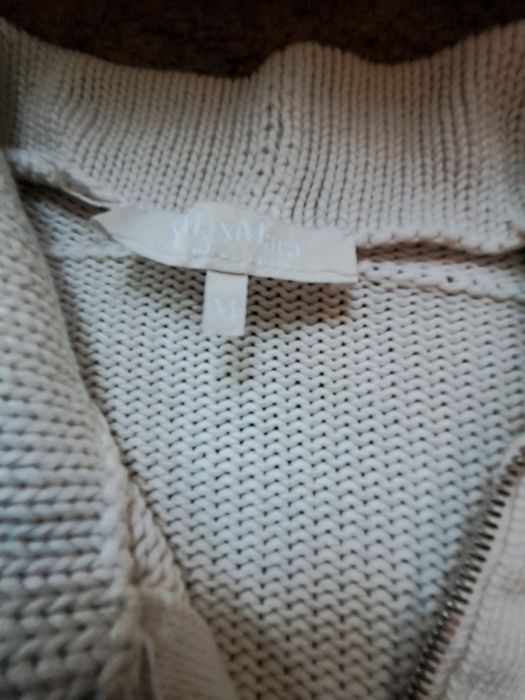 Sweter  Max Mara /bawełna.kaszmir.jedwab.rozm M