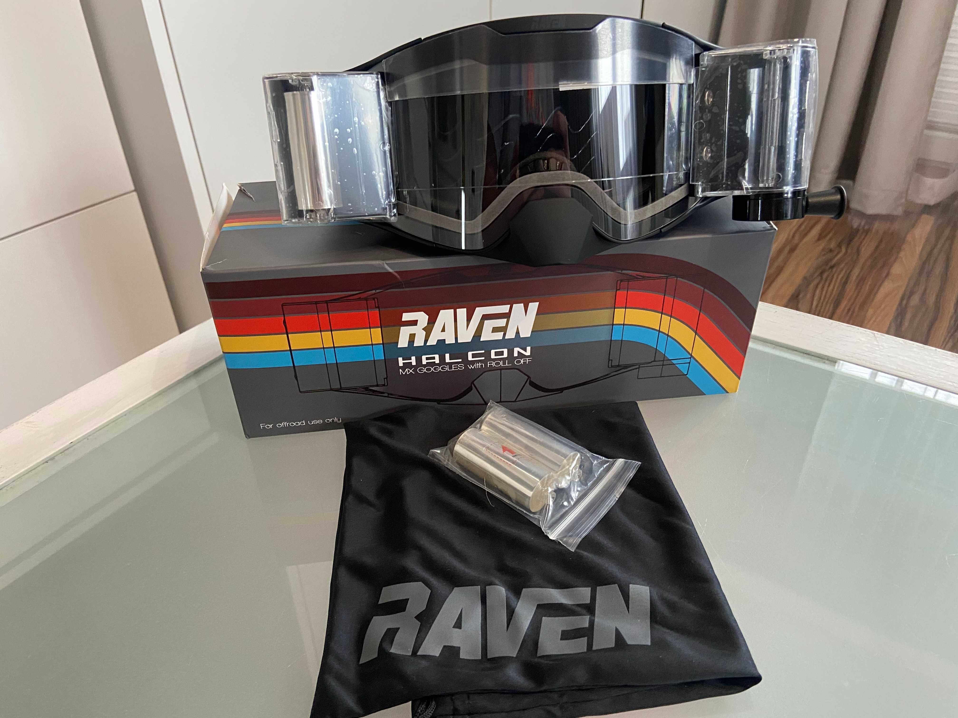 Gogle Raven Halcon Roll-off mx (cross,quad,enduro,mtb)