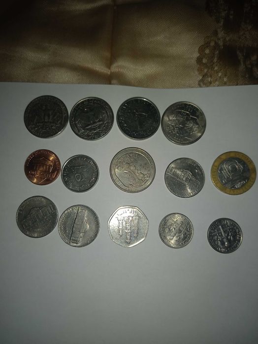 Moedas de vários anos