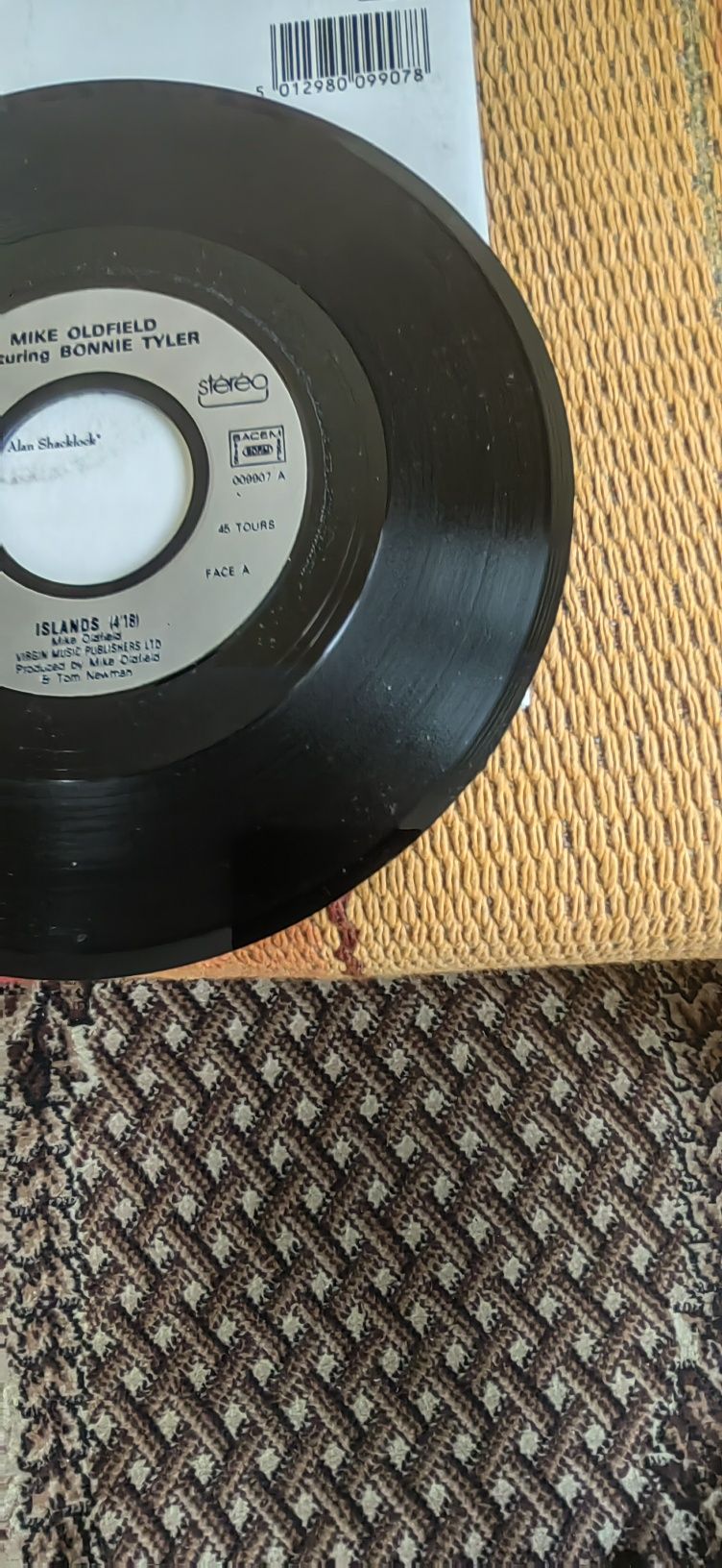 Mike Oldfield - Islands, 7"singiel winylowy