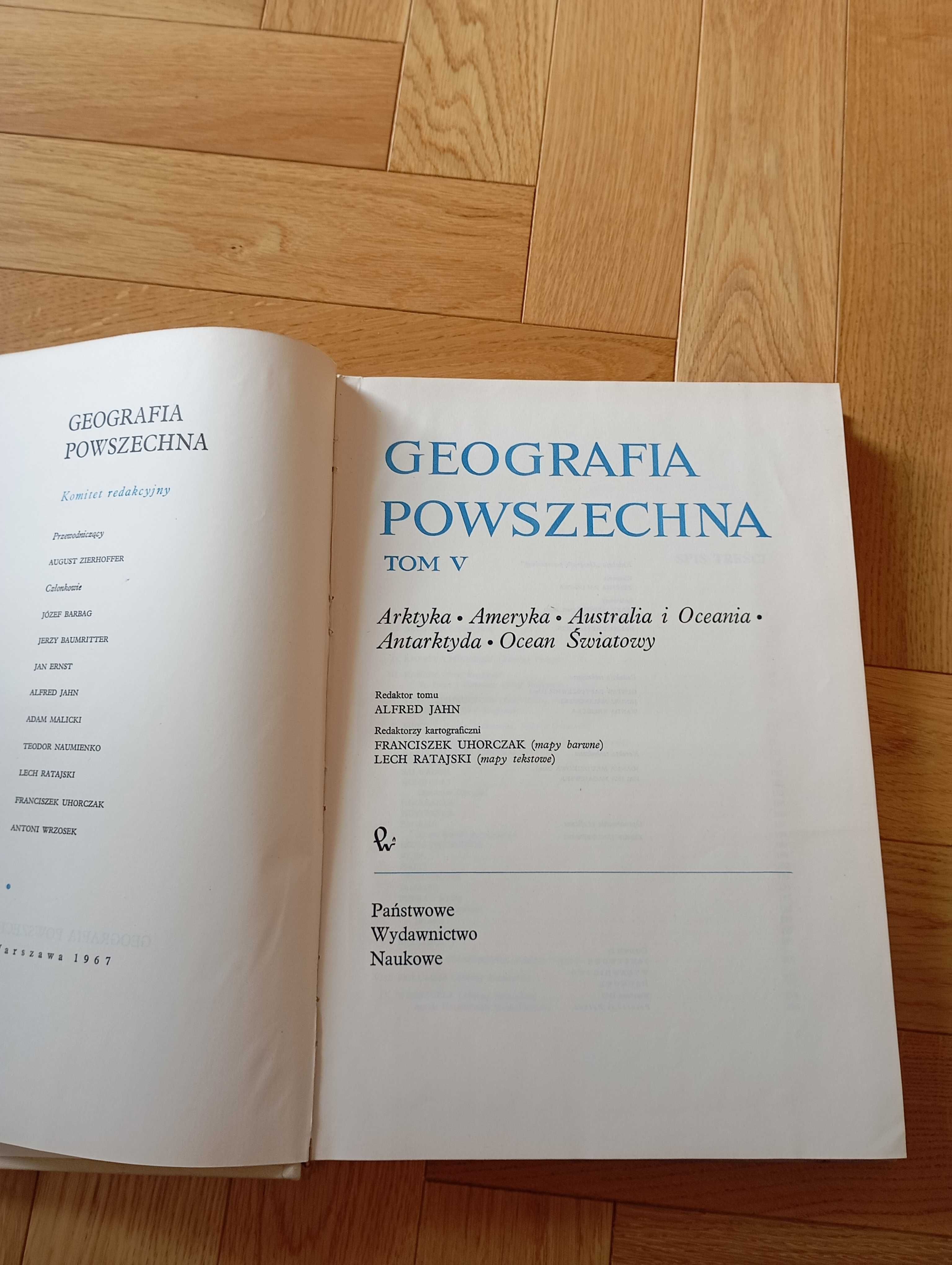 Encyklopedia Geografia Powszechna PWN, Tom I-V