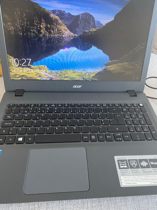 Portátil acer icore 5