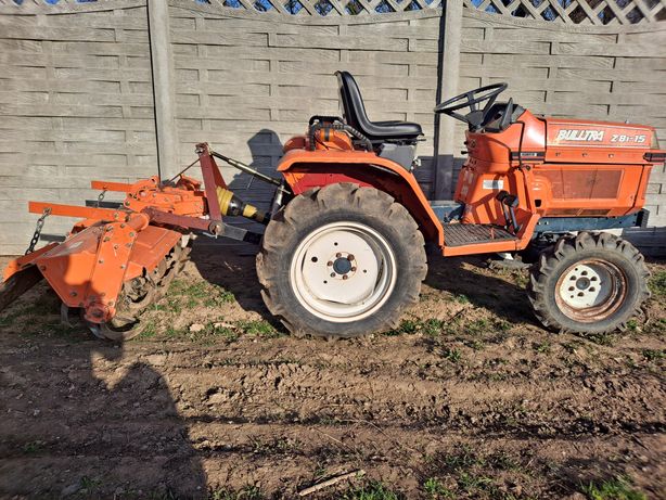 Traktorek Kubota+Glebogryzarka