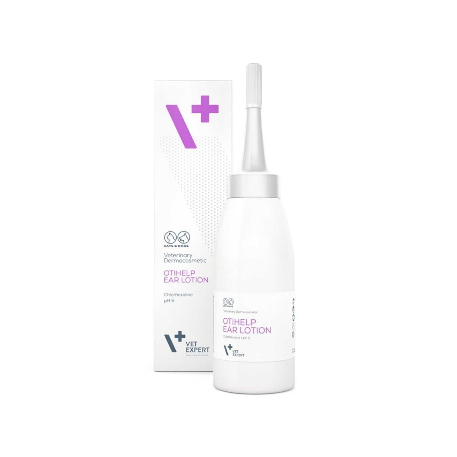 VET EXPERT OTIHELP EAR LOTION do pielęgnacji uszu psów i kotów 75 ml