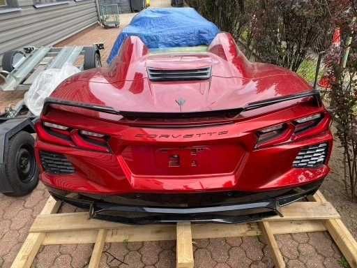 Зад ванна дах бампер фари зад corvette cabrio c8
