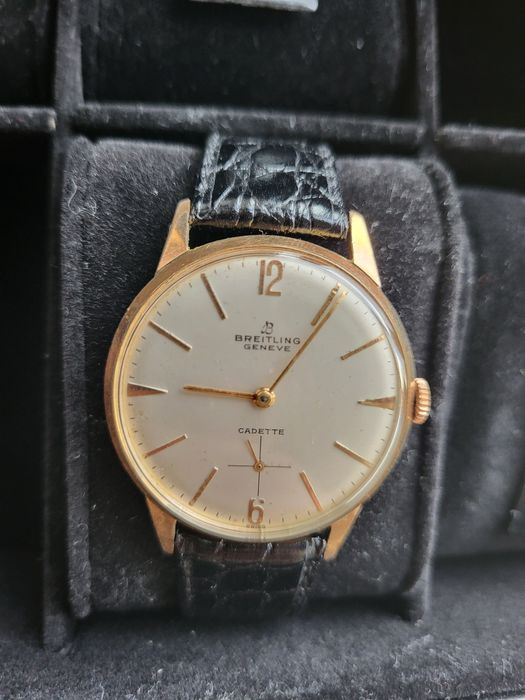 Breitling Cadette Vintage Coleção Ouro