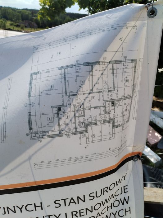 Wolno stojący dom parterowy Alwernia. 123m2 z możliwością adaptacji po