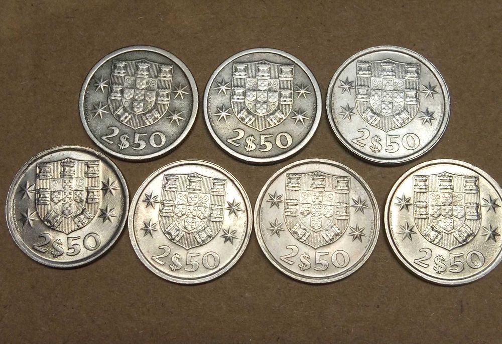 Moedas de 2$50 Portugal