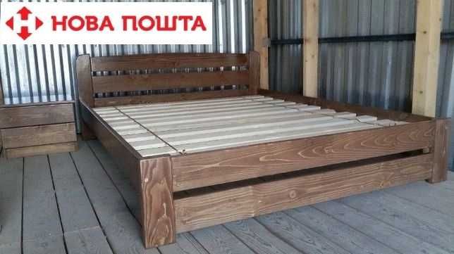 крепкая деревянная кровать 160*200 см
