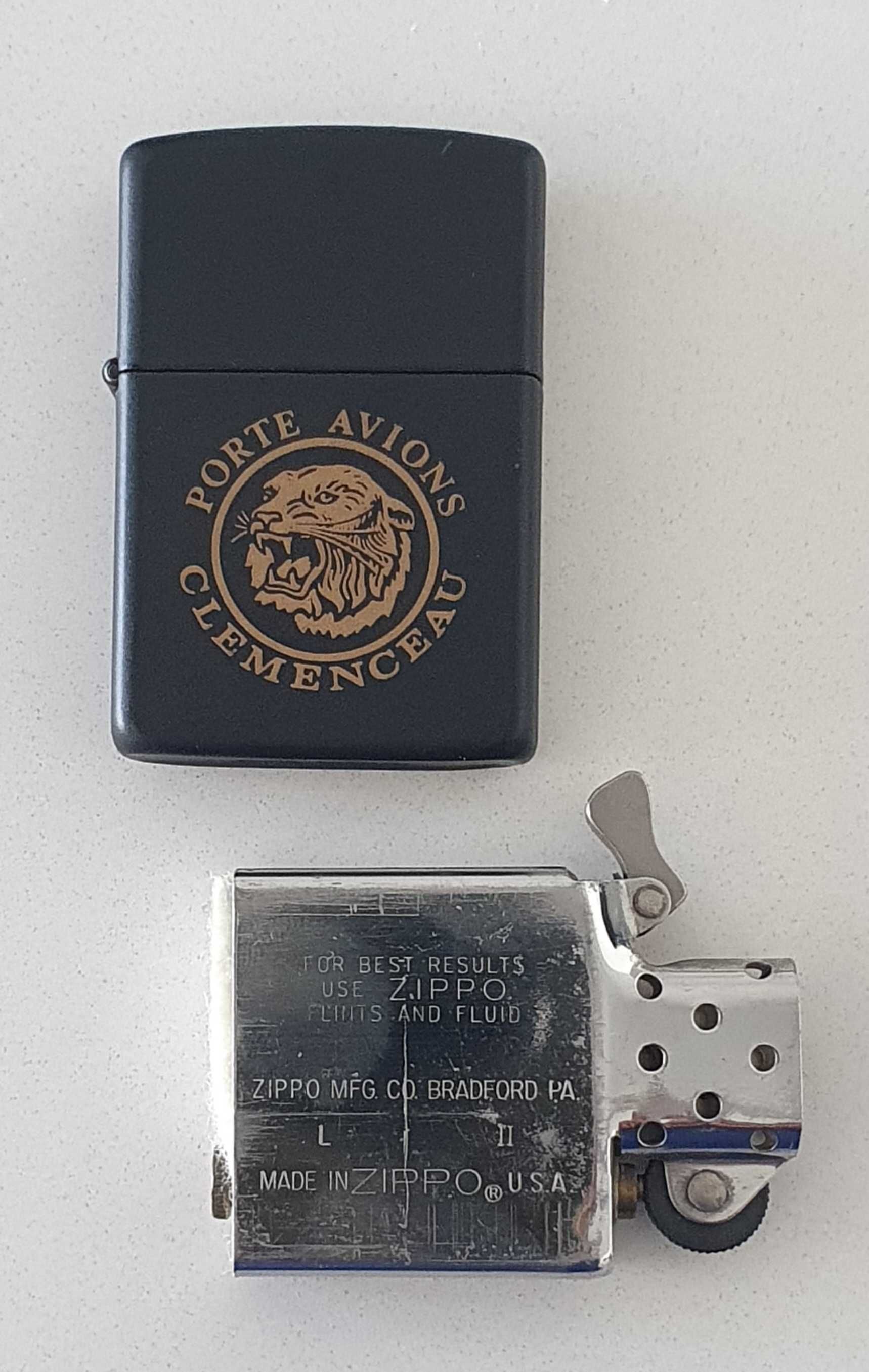 Isqueiro Zippo - Porte Avions Clemenceau (colecção)(Militar)