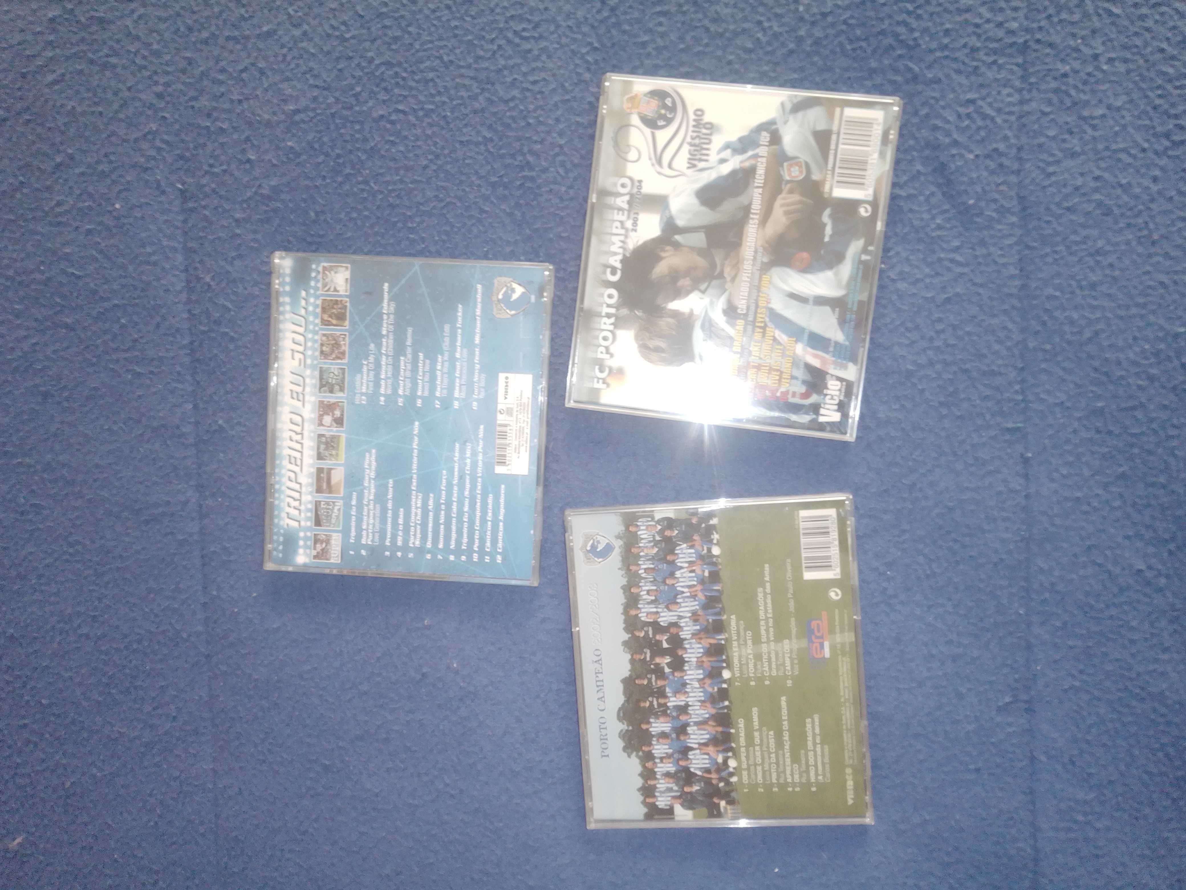 3 CDs de música do FC Porto