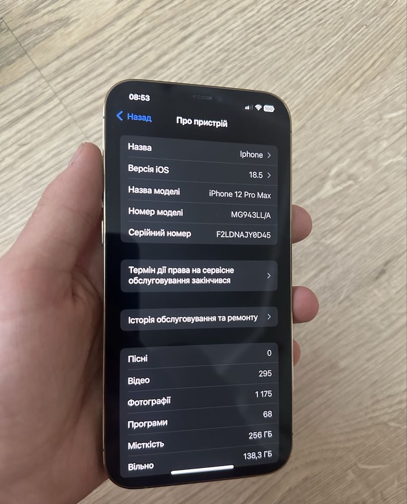 Iphone 12 pro max 256gb все працює