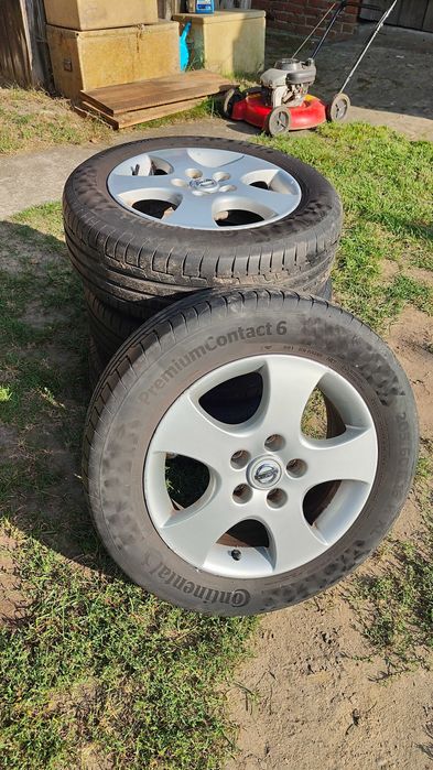 Koła nissan primera p12 16 5x114.3 opony letnie almera tino felgi