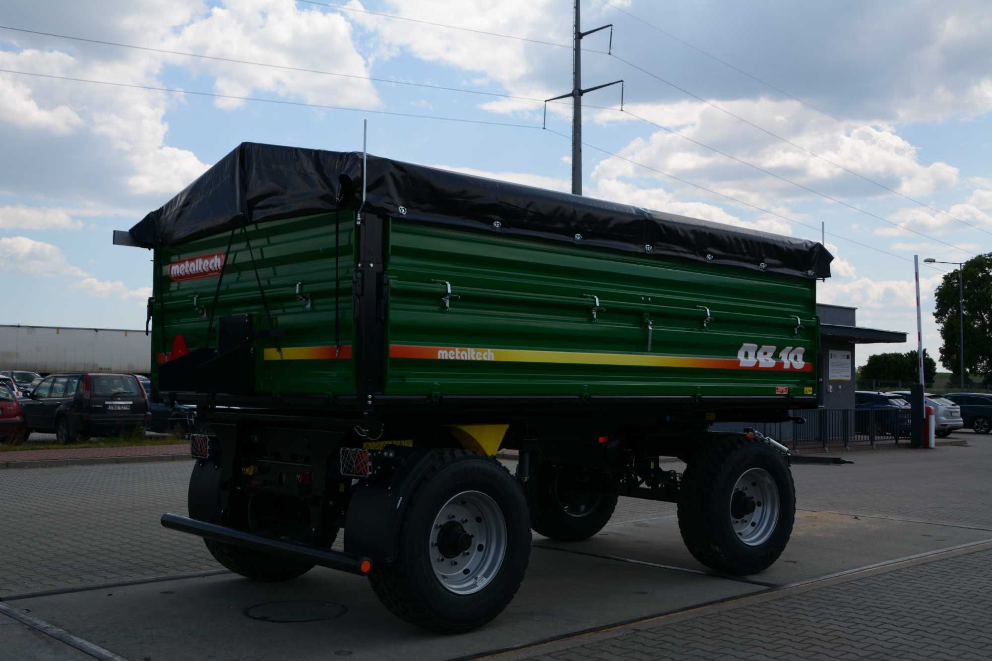 Przyczepa rolnicza wywrotka METAL-TECH DB 8 Ton 10 Ton PLANDEKA GRATIS