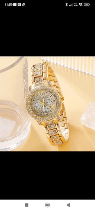 Hit zestaw komplet biżuteria zegarek naszyjnik bransoletka kolczyki