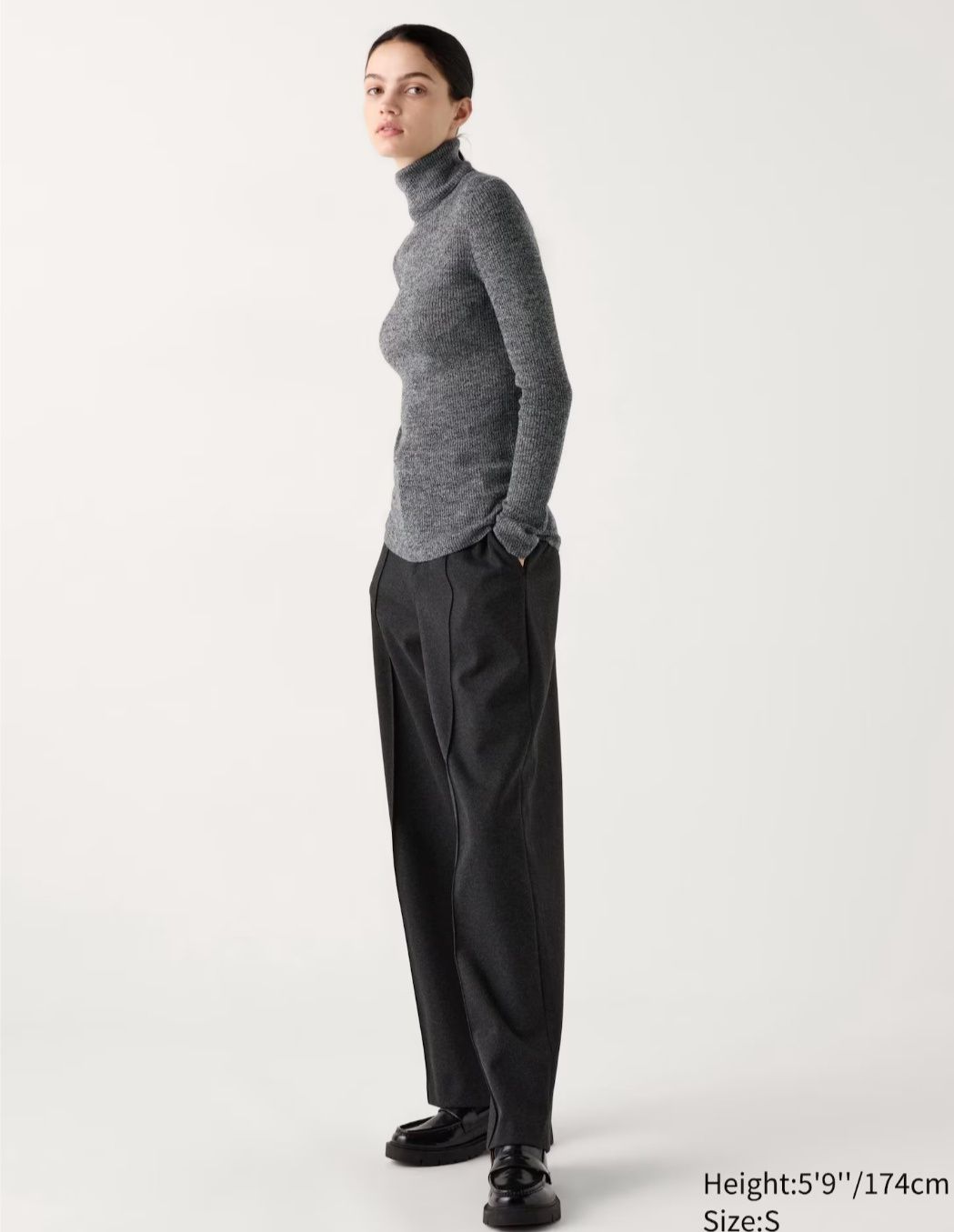 Гольф Uniqlo L Merino Ribbed Turtleneck Jumper