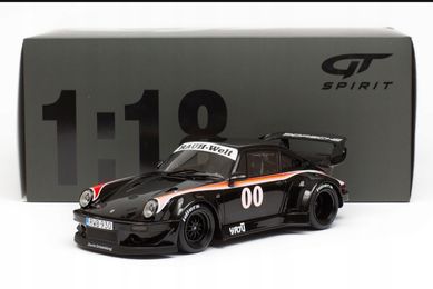 Model samochodu Spirit Porsche 911 930 RWB Yaju Black 2019 GT