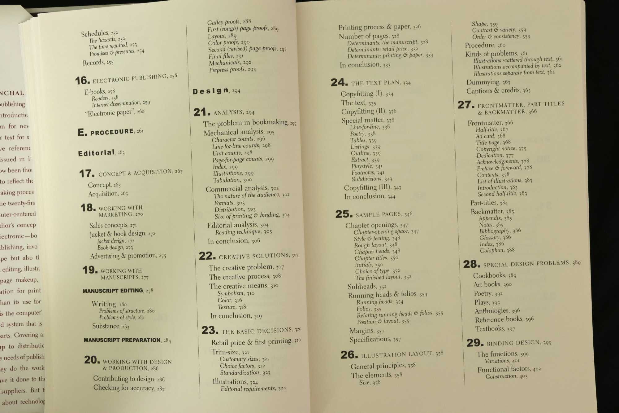 Bookmaking: Editing, Design, Production