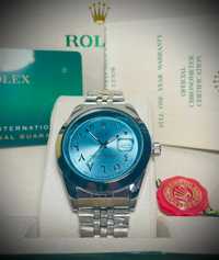 Promocja! Zegarek Rolex Arabic Dial Blue Lagune Date! 42mm AAA Zestaw