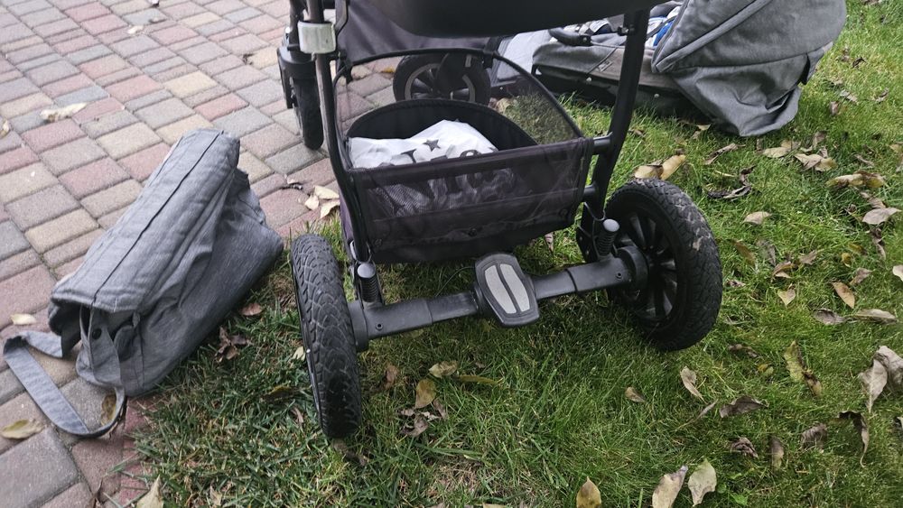 Nowy Wózek spacerowy  gondola dziecięcy Jedo Fyn  alu line 3 w 1  Pozn