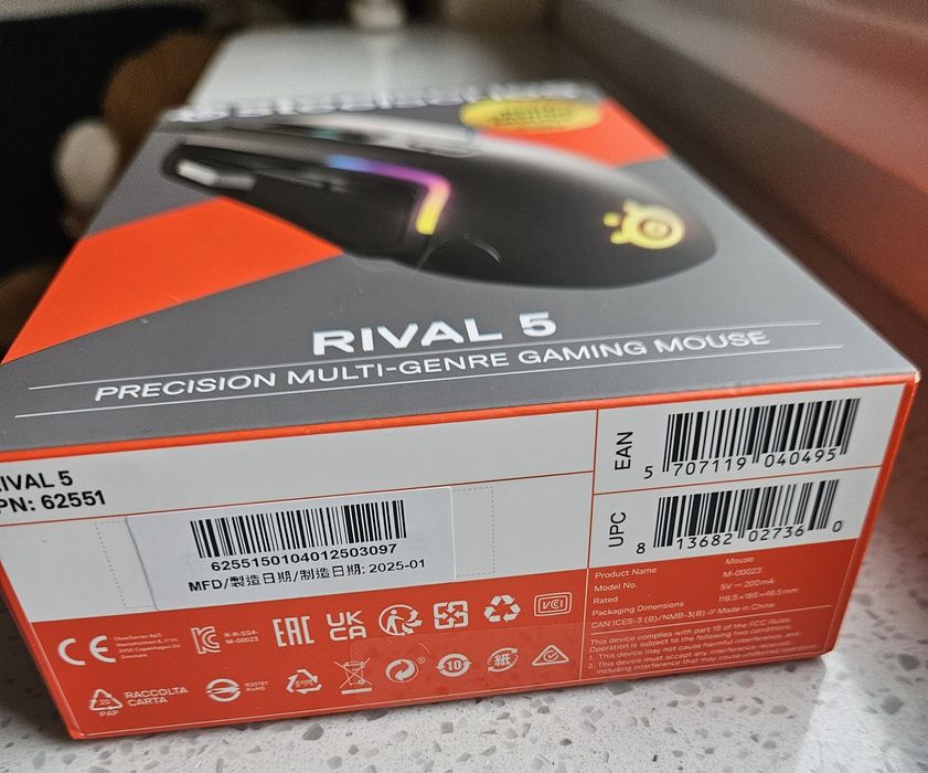 Mysz gamingowa SteelSeries Rival 5