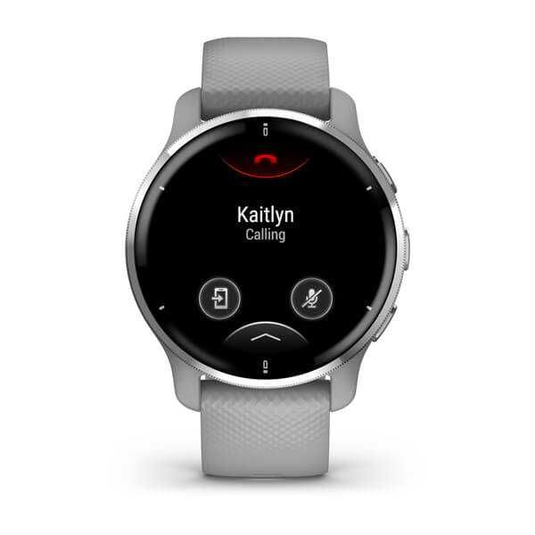 Garmin Venu 2 Plus з сірим силіконовим ремінцем 010-02496-10