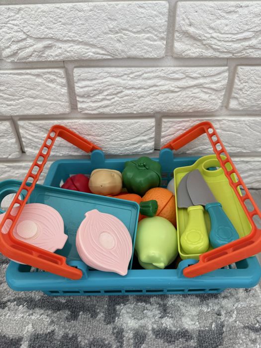 Ігровий набір Battat Lite Овочі та фрукти на липучках
