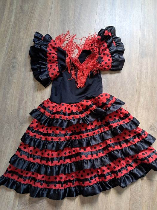 Flamenco hiszpanka 92, 18-24 miesiące sukienka strój przebranie