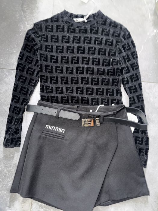 Боди,юбка шорты,костюм