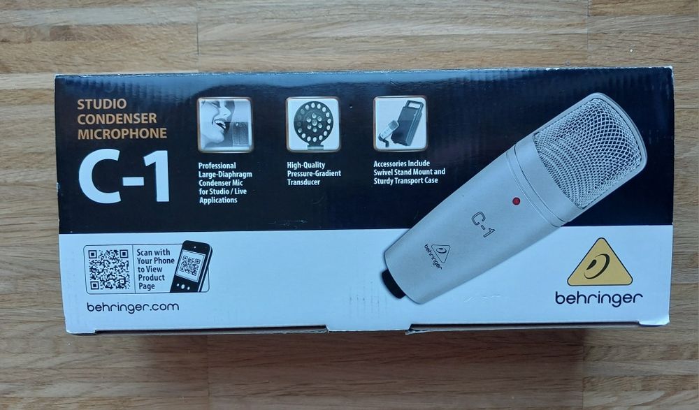 Mikrofon pojemnosciowy Behringer C-1 NÓWKA!