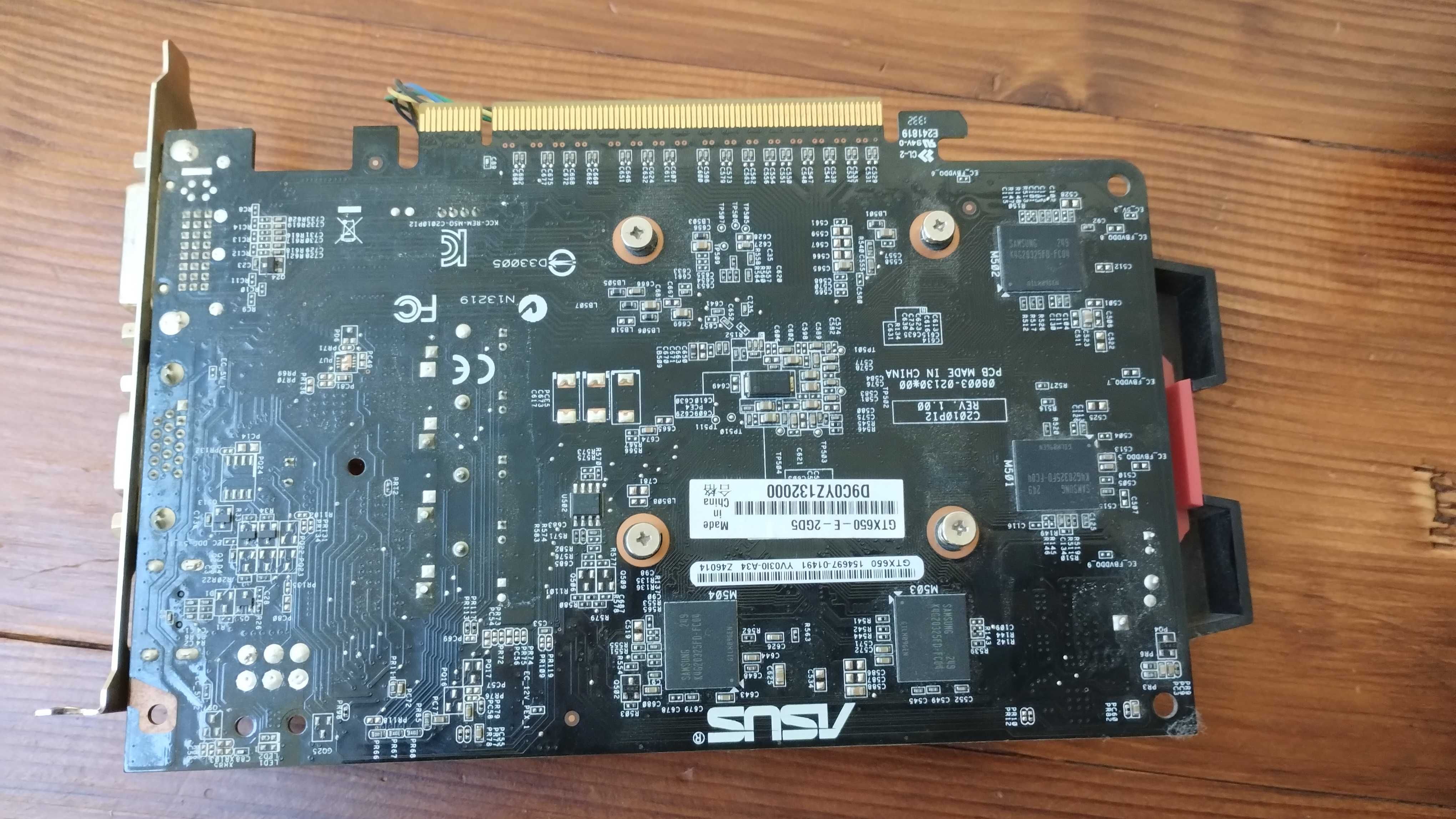 Відеокарта Asus GTX650 2Gb GDDR5 GTX650-E-2GD5 VGA, HDMI, DVI робоча