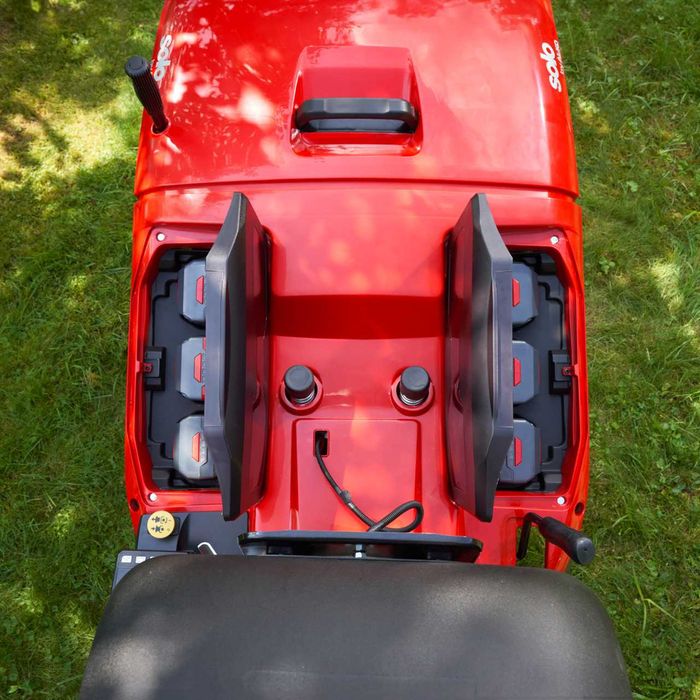 Akumulatorowy traktorek ogrodowy z koszem AL-KO E-RIDER R74.5 Li 36V