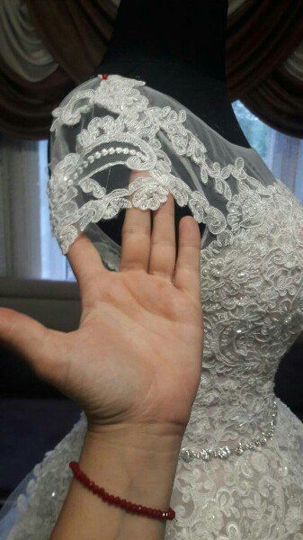 Весільна сукня кольору "пудра"