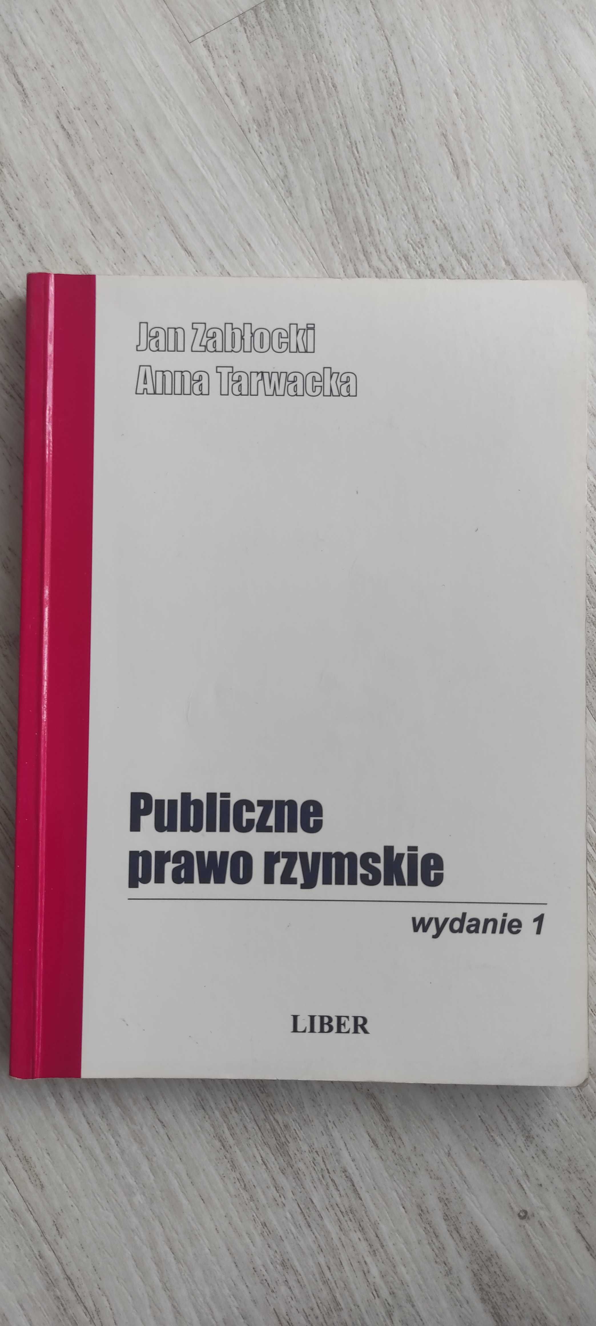 Książka "Publiczne prawo rzymskie"