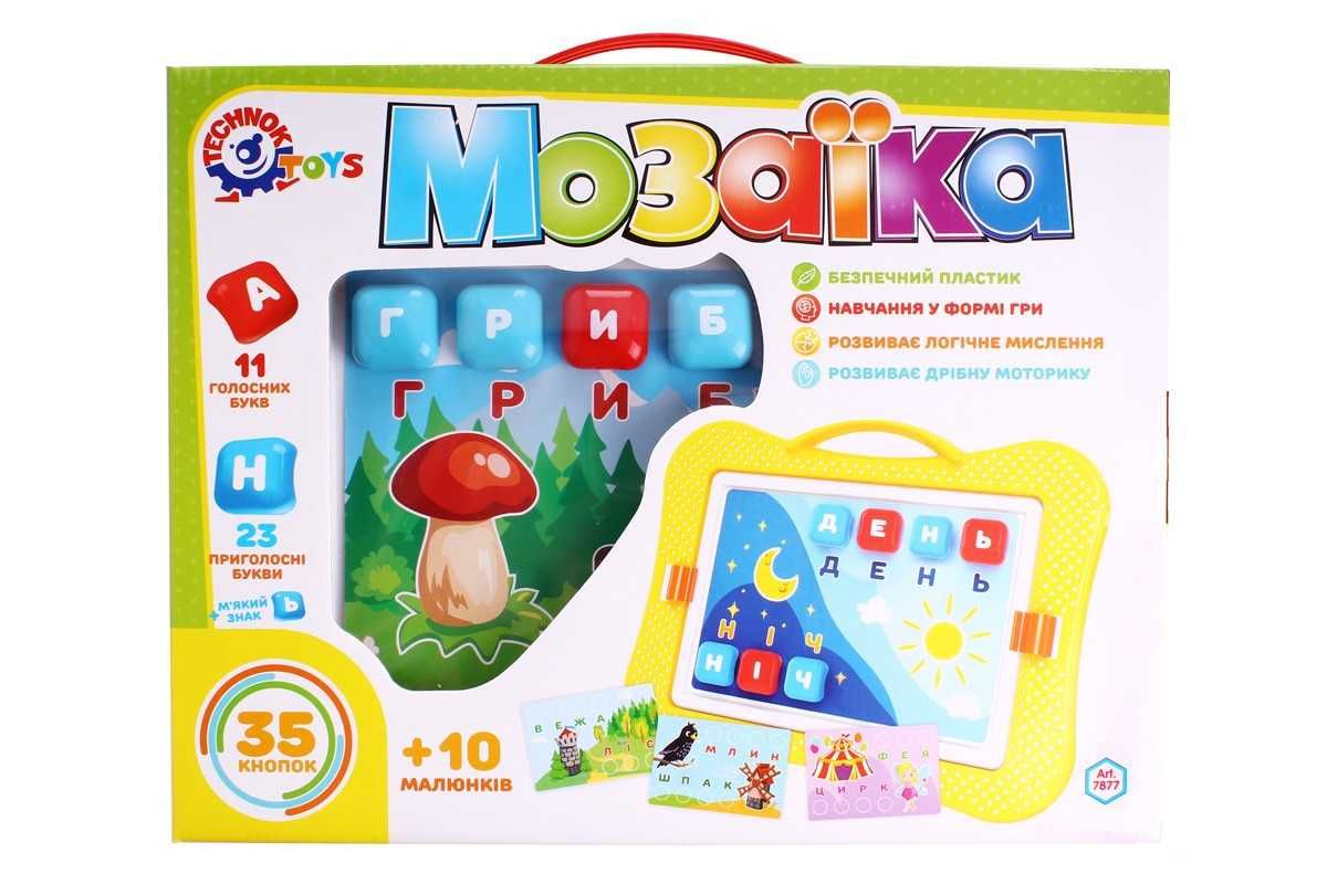 Развивающая игрушка ТехноК Мозаика из букв (7877)