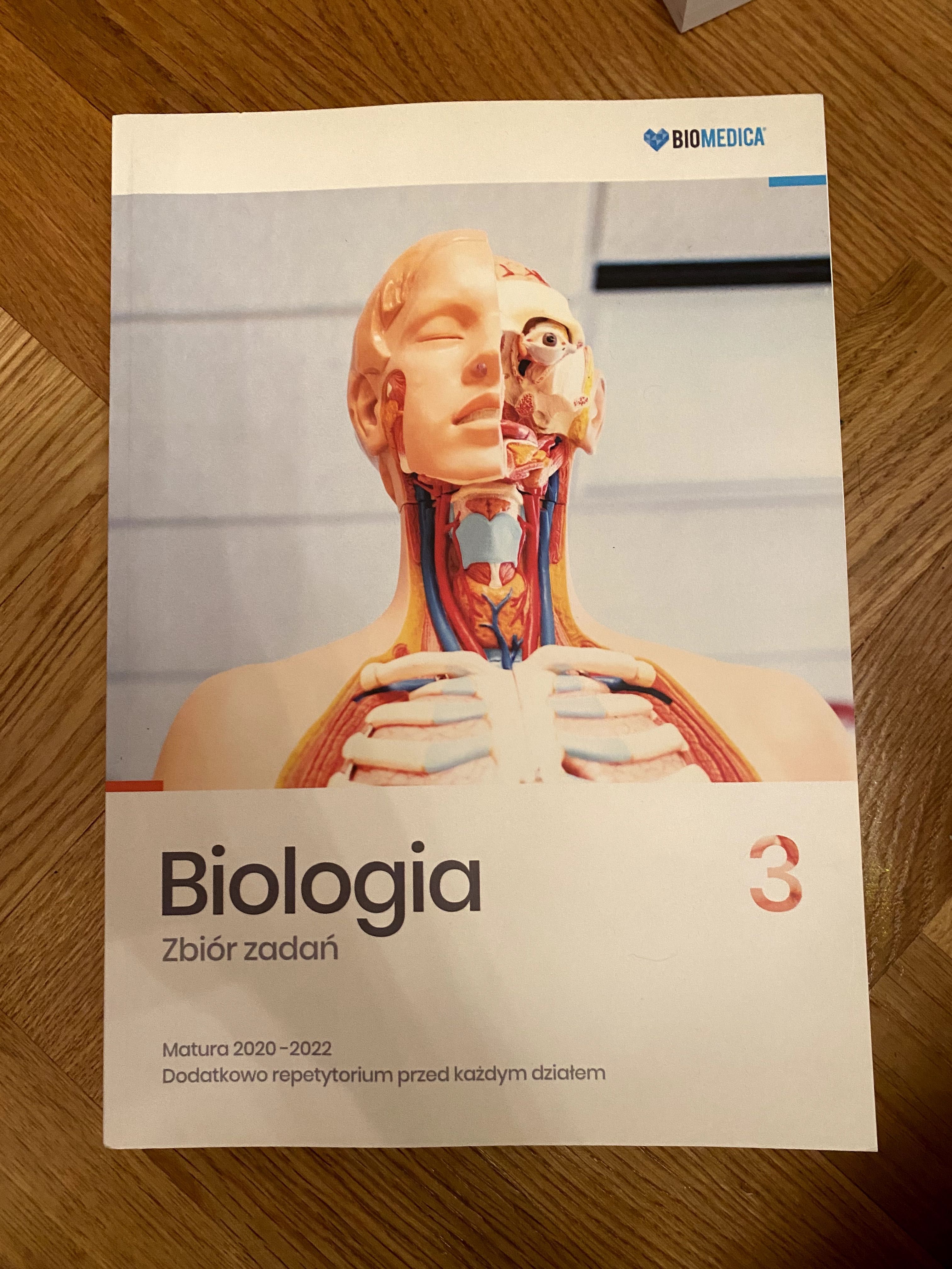 Biologia części 2, 3 i 4 BIOMEDICA Matura 2020 - 2022 Zbiór zadań