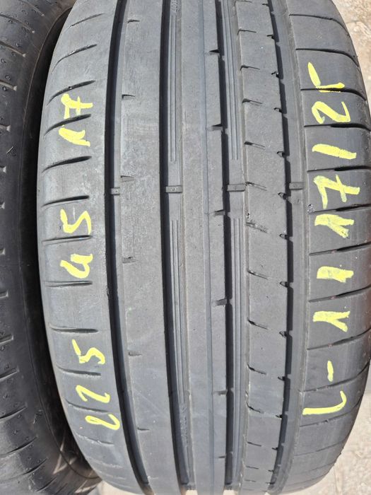 225/45r17 91Y (L1117/25)08 2szt 6,5mm 23r Sp Sport Maxx RT2 DUNLOP