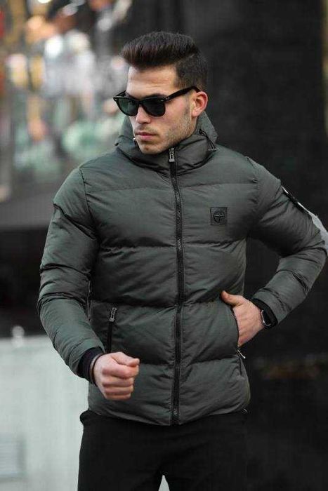Мужская зимняя куртка стоун айленд Stone Island [XS-XXXL] стоун исланд