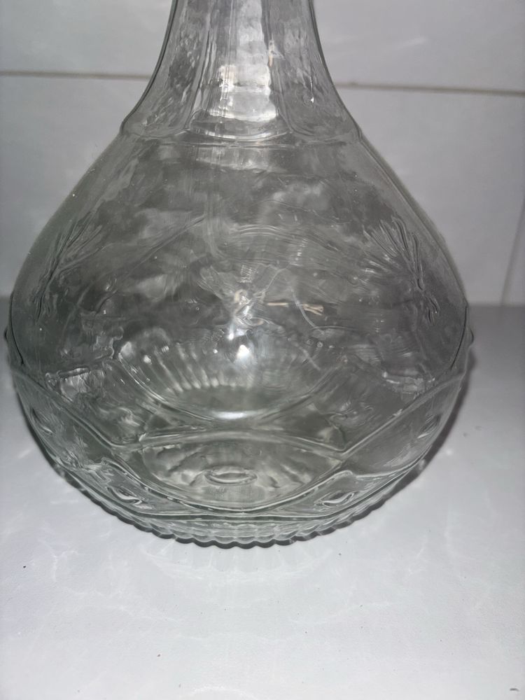 Garrafa vidro trabalhado