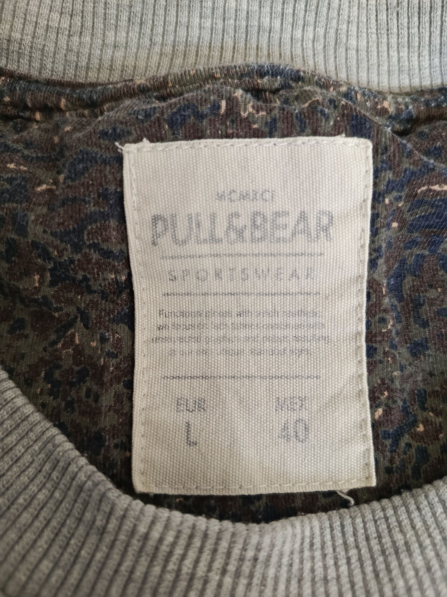 PULL & BEAR - bluza męska / crewneck rozmiar L