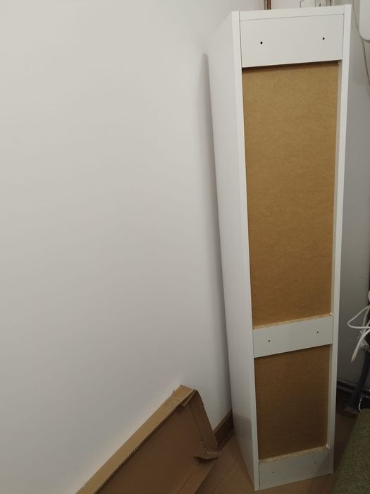Słupek/szafka łazienkowa wysoka ,wisząca, azzura new biały,Nowy