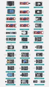 Kit 37 sensores módulos Arduino Raspberry pi