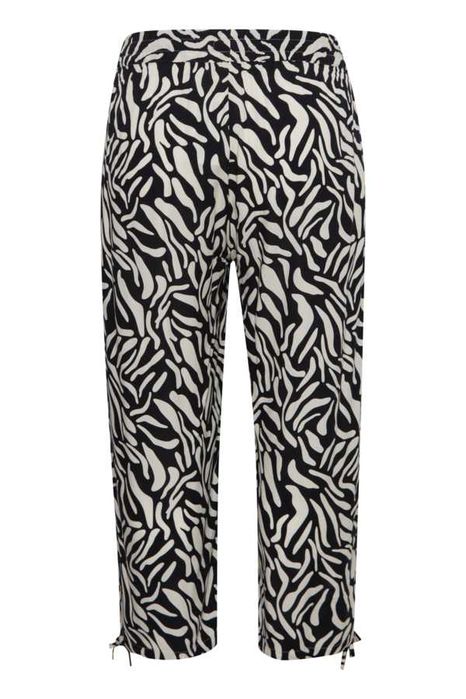 Simple Wish damskie letnie zwiewne spodnie wiskoza plus size 48