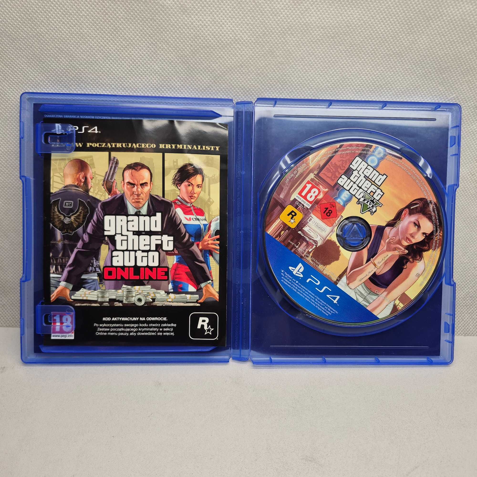 Grand Theft Auto 5 GTA 5 PS4 polskie napisy; Komis Jasło Igielna